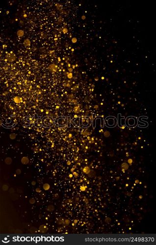 Glitter dust dark abstract background
