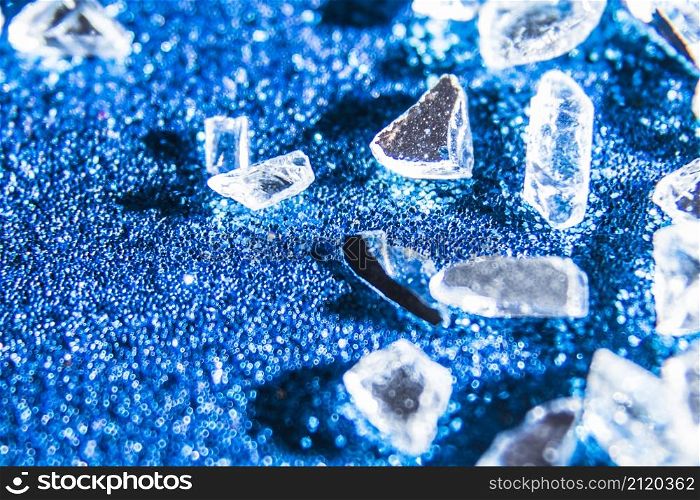 glitter texture background with crystals
