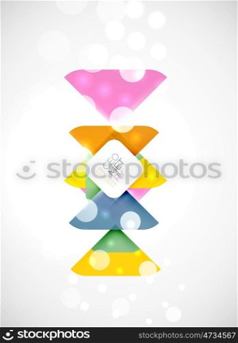 Glittering abstract geometric background
