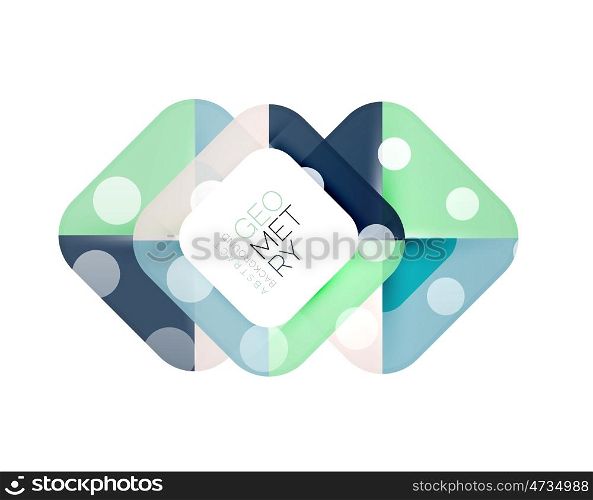 Glittering abstract geometric background