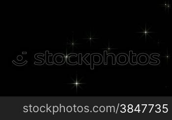 glittering loopable background