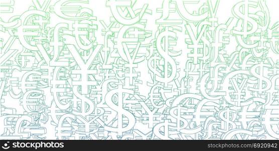 Global Currencies Background as a Currency Pattern Art. Global Currencies Background