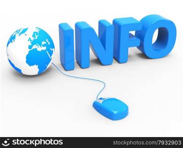 Global Info Representing World Wide Web And Web Site