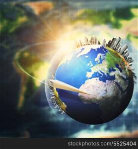 Global sustainable development concept, environmental backgrounds