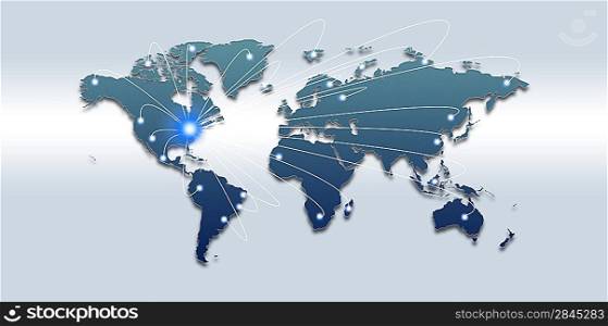 Global traffic and comminications concept, abstract backgrounds