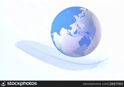 Globe and Feather