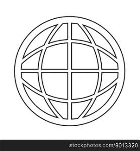 Globe icon Illustration design