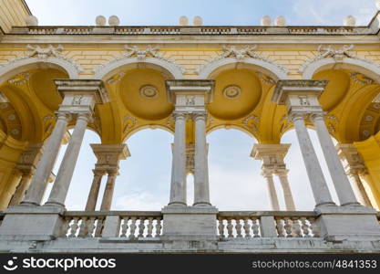 Gloriette at Schoenbrunn Palace Gardens, Vienna, Austria