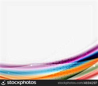 Glossy translucent wave template, line pattern