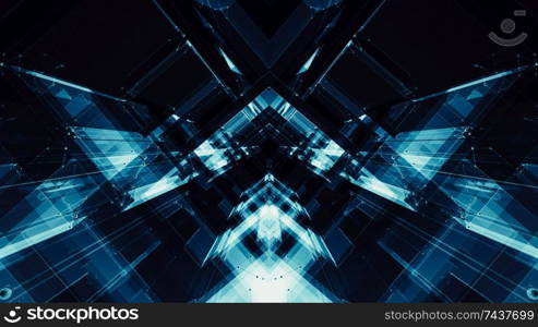 Glow blur lines abstract background. 3d rendering. Glow blur lines abstract background