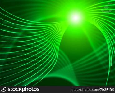 Glow Swirl Showing Hi Tech And Glowing