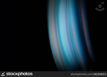 Glowing abstract curved lines.Different colors.Black background.Done by long exposure technique