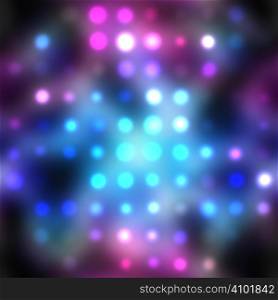 Glowing halftone dots in rows. A funky and modern looking background texture.