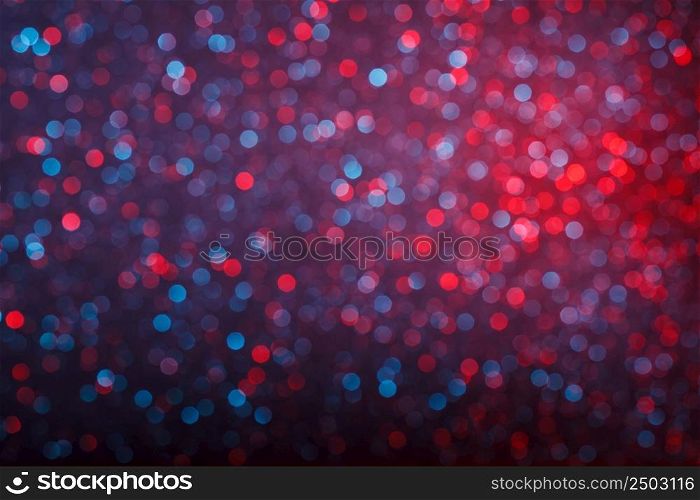 Glowing lights bokeh background