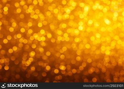 Glowing warm bokeh lights abstract background