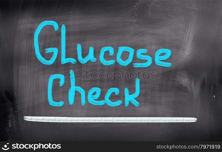 Glucose Check Concept