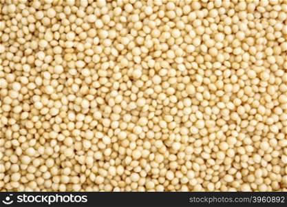 gluten free amaranth grain background - life size macro