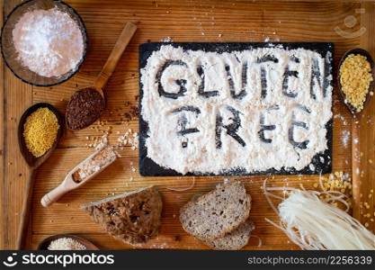 gluten free flour bread and grains millet tapioca flaxseed rice oats lentils