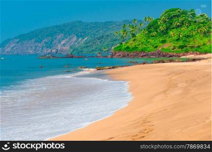 Goa beach. Stunning views of paradise place