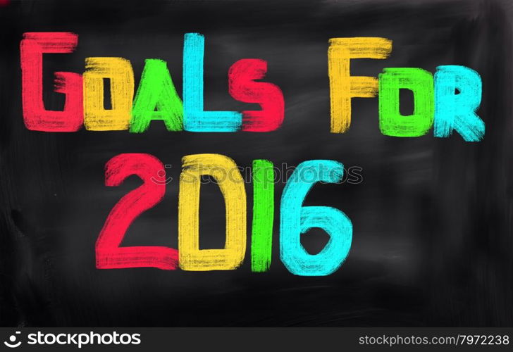 Goals For 2016 Concept