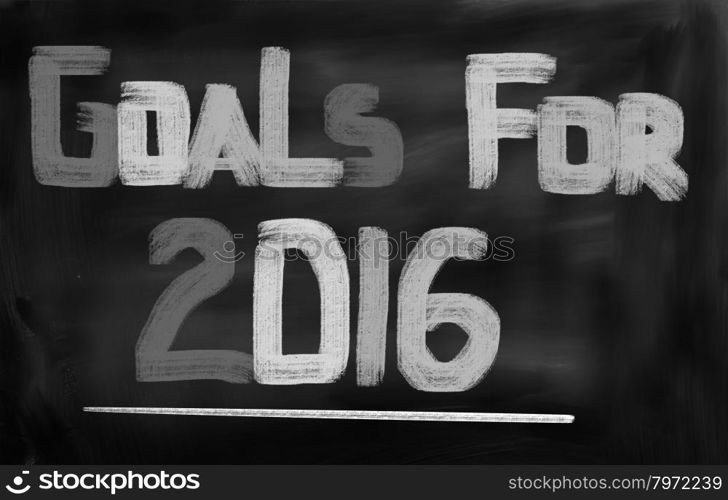 Goals For 2016 Concept