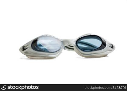 goggles for swimming isolated on a white background