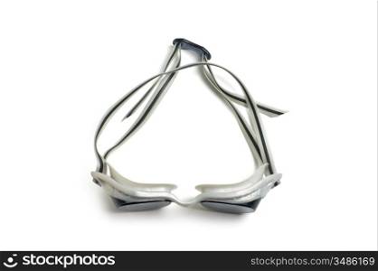 goggles for swimming isolated on a white background