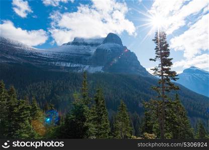 Going to the Sun Mountain in Glacier National Park, Montana