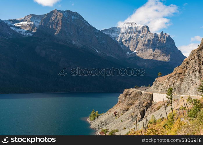 Going to the Sun Road near Sun Point Glacier National Park