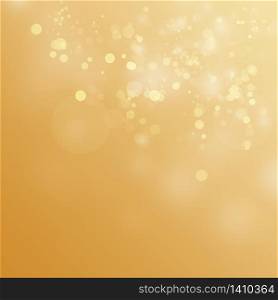 Gold abstract bokeh background