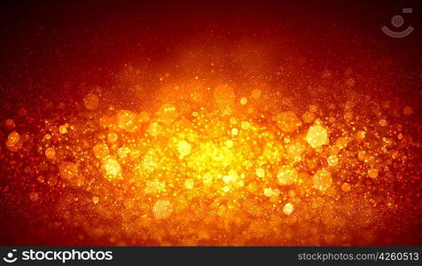 Gold abstract light background