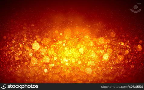 Gold abstract light background