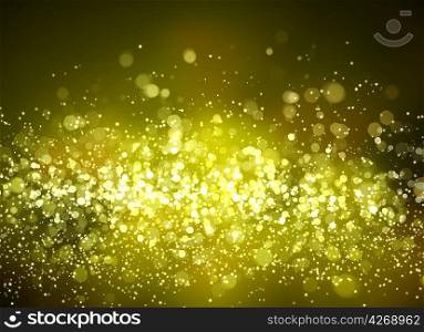 Gold abstract light background
