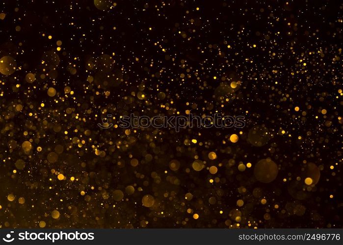 Gold abstract shiny glitter magical background