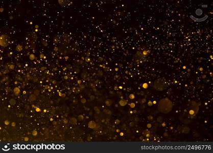 Gold abstract shiny glitter magical background