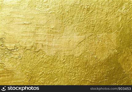 Gold background or texture and gradients shadow, design art work.