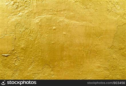 Gold background or textures and shadows, old walls and scratches