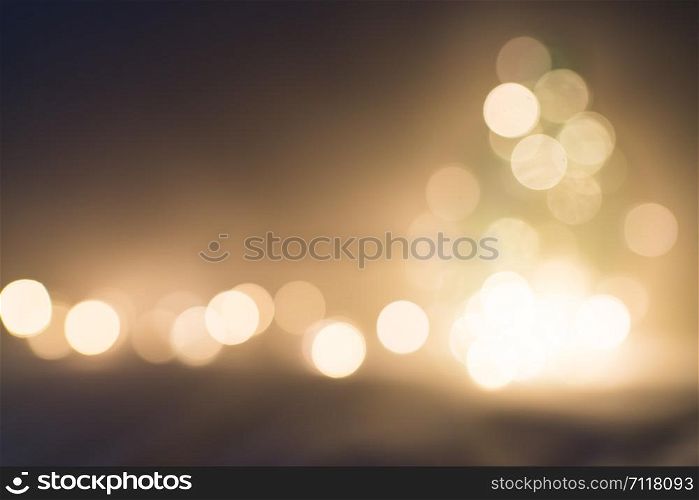 Gold bokeh. Glitter abstract background. Background and wallpaper.