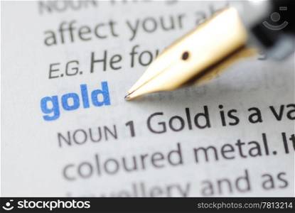 Gold - Dictionary Series
