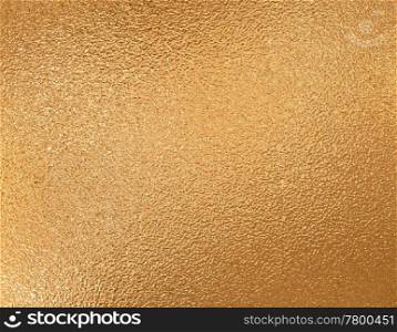 gold foil. a very large sheet of fine crinkled gold aluminium foil