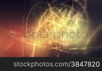 gold glowing looped 3d animated background