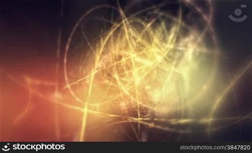 gold glowing looped 3d animated background