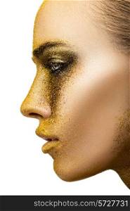 Gold make-up