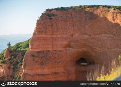 Gold mines outdoors in Las Medulas, Spain