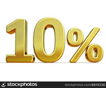Gold Sale 10%, Gold Percent Off Discount Sign, Sale Banner Template, Special Offer 10% Off Discount Tag, Ten Percentages Up Sticker, Gold Sale Symbol, Gold Sticker, Banner, Advertising, Luxury Sale