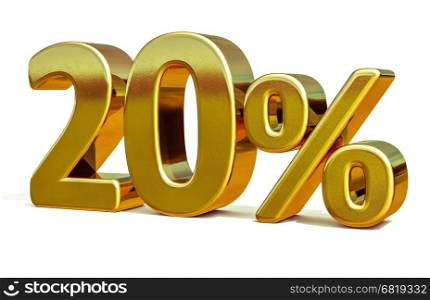 Gold Sale 20%, Gold Percent Off Discount Sign, Sale Banner Template, Special Offer 20% Off Discount Tag, Twenty Percentages Up Sticker, Gold Sale Symbol, Gold Sticker, Banner, Advertising, Luxury Sale