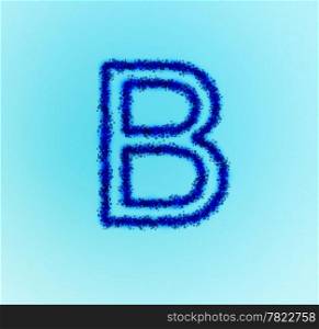Gold star alphabet(letter B)