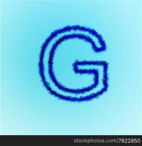 Gold star alphabet(letter G)