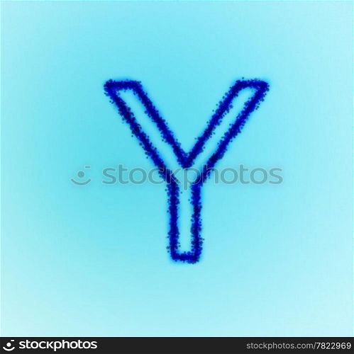 Gold star alphabet(letter Y)