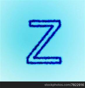 Gold star alphabet(letter Z)